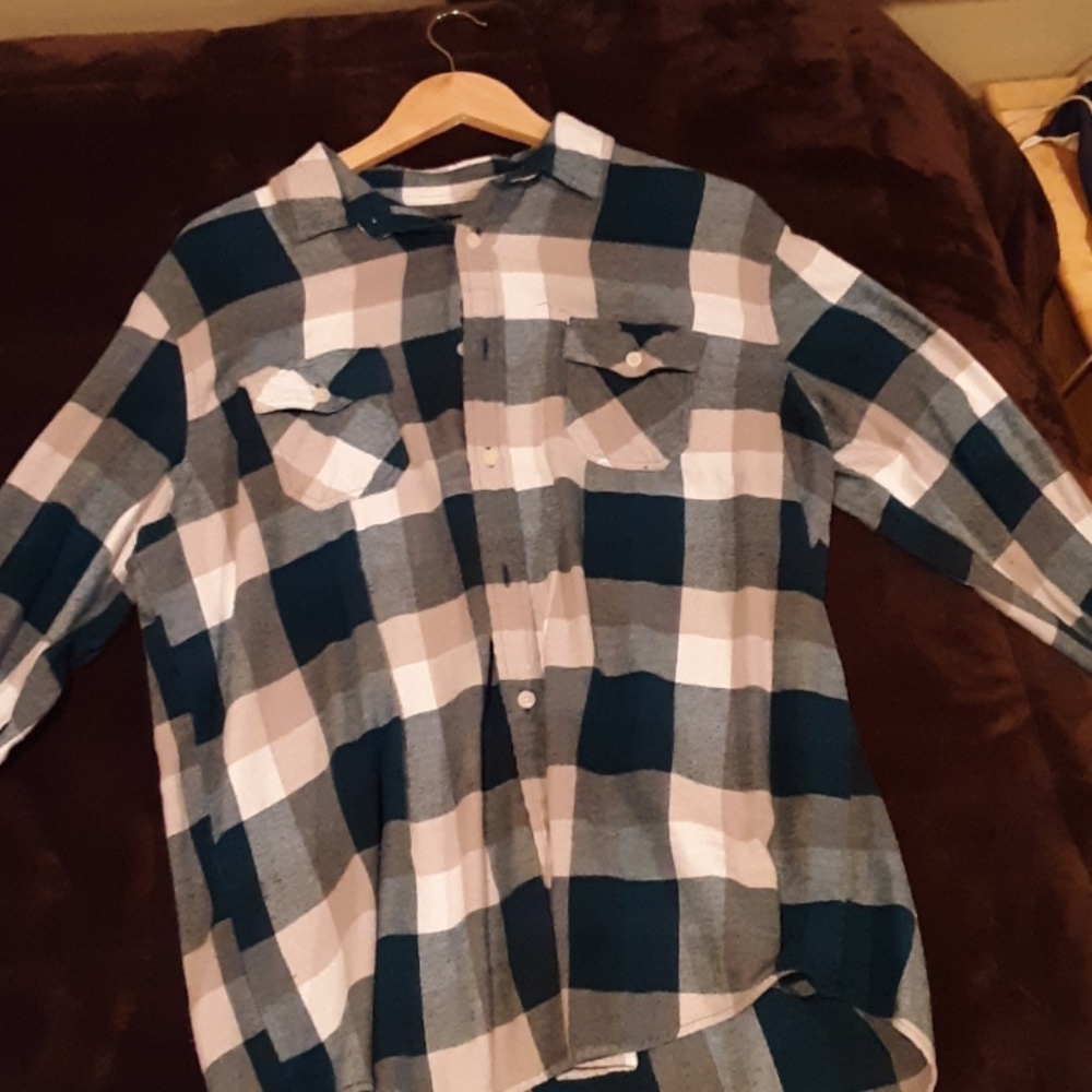 Button down flannel